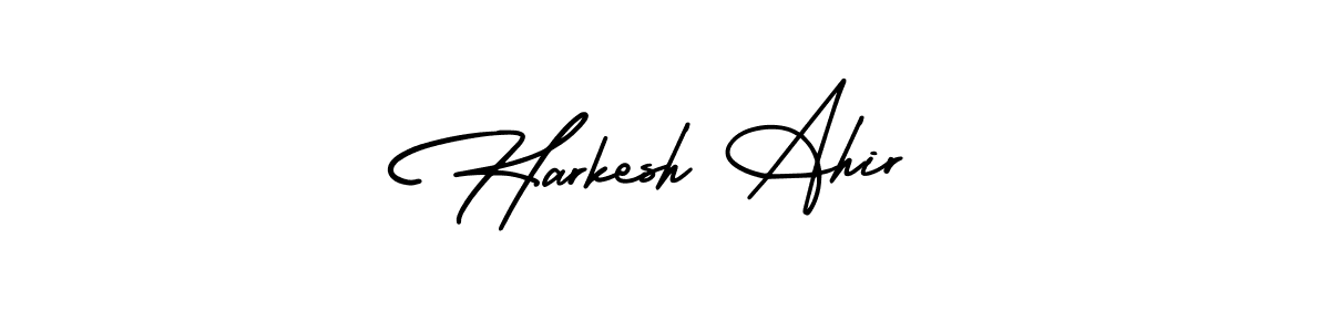 Once you've used our free online signature maker to create your best signature AmerikaSignatureDemo-Regular style, it's time to enjoy all of the benefits that Harkesh Ahir name signing documents. Harkesh Ahir signature style 3 images and pictures png