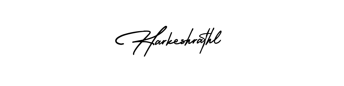 Use a signature maker to create a handwritten signature online. With this signature software, you can design (AmerikaSignatureDemo-Regular) your own signature for name Harkeshrathl. Harkeshrathl signature style 3 images and pictures png