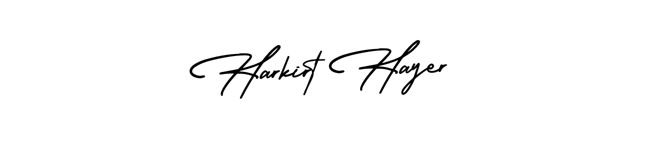 How to make Harkirt Hayer signature? AmerikaSignatureDemo-Regular is a professional autograph style. Create handwritten signature for Harkirt Hayer name. Harkirt Hayer signature style 3 images and pictures png