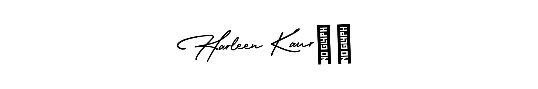 Use a signature maker to create a handwritten signature online. With this signature software, you can design (AmerikaSignatureDemo-Regular) your own signature for name Harleen Kaur♥️. Harleen Kaur♥️ signature style 3 images and pictures png