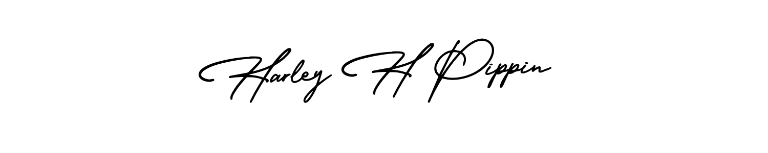 Also we have Harley H Pippin name is the best signature style. Create professional handwritten signature collection using AmerikaSignatureDemo-Regular autograph style. Harley H Pippin signature style 3 images and pictures png