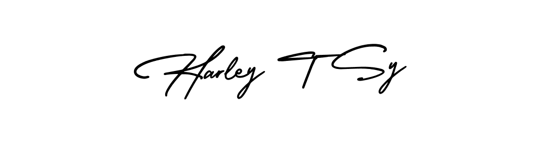 This is the best signature style for the Harley T Sy name. Also you like these signature font (AmerikaSignatureDemo-Regular). Mix name signature. Harley T Sy signature style 3 images and pictures png