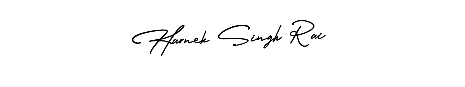 How to make Harnek Singh Rai signature? AmerikaSignatureDemo-Regular is a professional autograph style. Create handwritten signature for Harnek Singh Rai name. Harnek Singh Rai signature style 3 images and pictures png