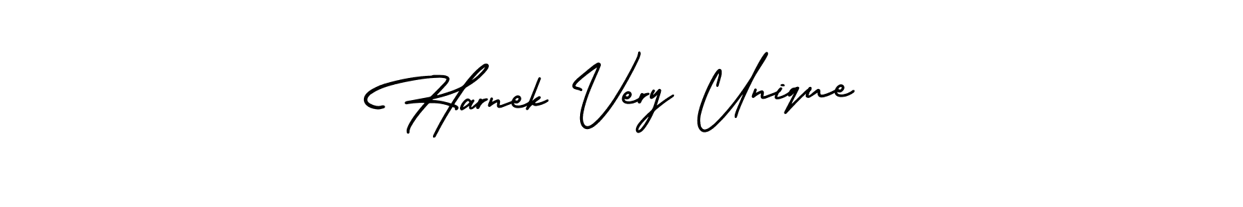 Similarly AmerikaSignatureDemo-Regular is the best handwritten signature design. Signature creator online .You can use it as an online autograph creator for name Harnek Very Unique. Harnek Very Unique signature style 3 images and pictures png