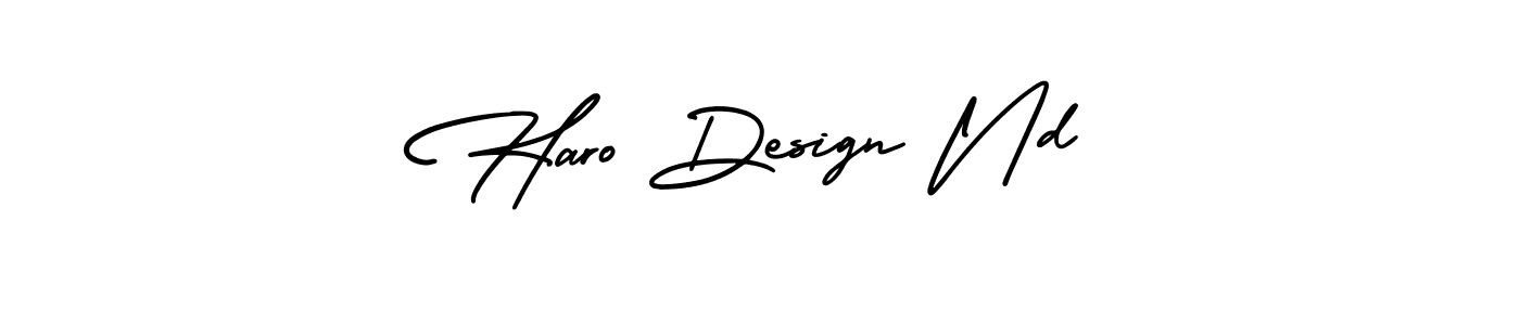 Use a signature maker to create a handwritten signature online. With this signature software, you can design (AmerikaSignatureDemo-Regular) your own signature for name Haro Design Nd. Haro Design Nd signature style 3 images and pictures png