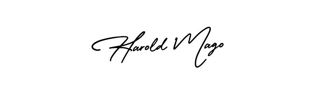 Also we have Harold Mago name is the best signature style. Create professional handwritten signature collection using AmerikaSignatureDemo-Regular autograph style. Harold Mago signature style 3 images and pictures png