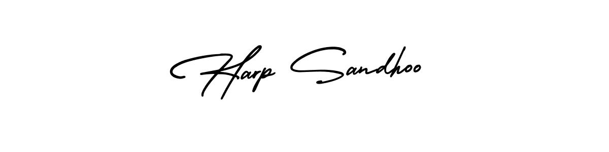 This is the best signature style for the Harp Sandhoo name. Also you like these signature font (AmerikaSignatureDemo-Regular). Mix name signature. Harp Sandhoo signature style 3 images and pictures png