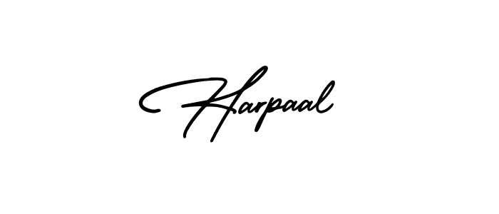 The best way (AmerikaSignatureDemo-Regular) to make a short signature is to pick only two or three words in your name. The name Harpaal include a total of six letters. For converting this name. Harpaal signature style 3 images and pictures png