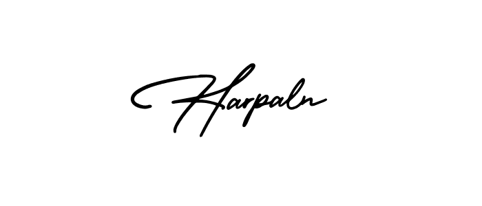 How to make Harpaln signature? AmerikaSignatureDemo-Regular is a professional autograph style. Create handwritten signature for Harpaln name. Harpaln signature style 3 images and pictures png