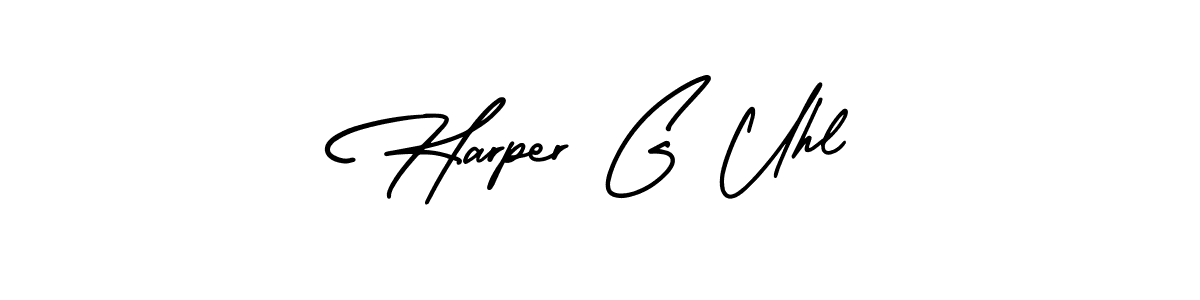 Best and Professional Signature Style for Harper G Uhl. AmerikaSignatureDemo-Regular Best Signature Style Collection. Harper G Uhl signature style 3 images and pictures png
