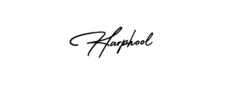You should practise on your own different ways (AmerikaSignatureDemo-Regular) to write your name (Harphool) in signature. don't let someone else do it for you. Harphool signature style 3 images and pictures png