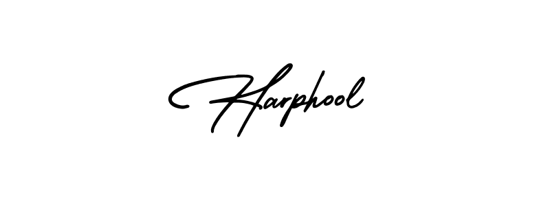 You should practise on your own different ways (AmerikaSignatureDemo-Regular) to write your name (Harphool) in signature. don't let someone else do it for you. Harphool signature style 3 images and pictures png