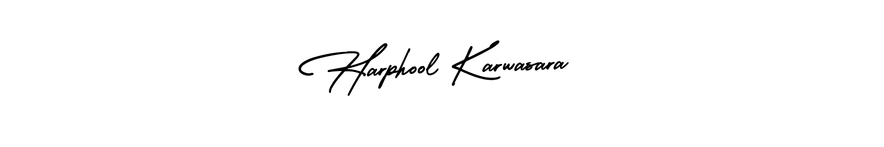 Also You can easily find your signature by using the search form. We will create Harphool Karwasara name handwritten signature images for you free of cost using AmerikaSignatureDemo-Regular sign style. Harphool Karwasara signature style 3 images and pictures png