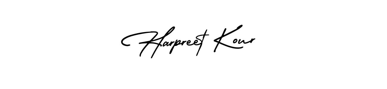 Design your own signature with our free online signature maker. With this signature software, you can create a handwritten (AmerikaSignatureDemo-Regular) signature for name Harpreet Kour. Harpreet Kour signature style 3 images and pictures png