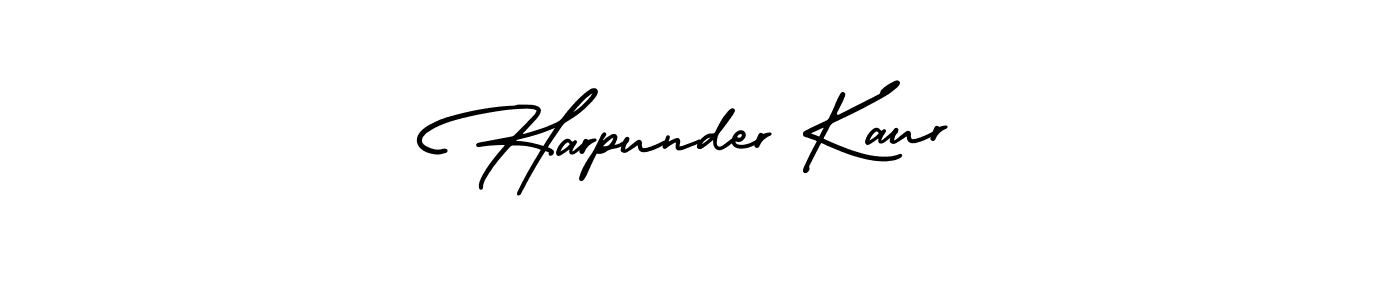 Use a signature maker to create a handwritten signature online. With this signature software, you can design (AmerikaSignatureDemo-Regular) your own signature for name Harpunder Kaur. Harpunder Kaur signature style 3 images and pictures png