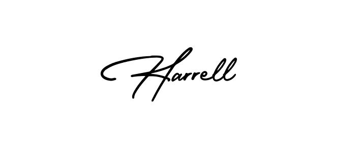 Create a beautiful signature design for name Harrell. With this signature (AmerikaSignatureDemo-Regular) fonts, you can make a handwritten signature for free. Harrell signature style 3 images and pictures png