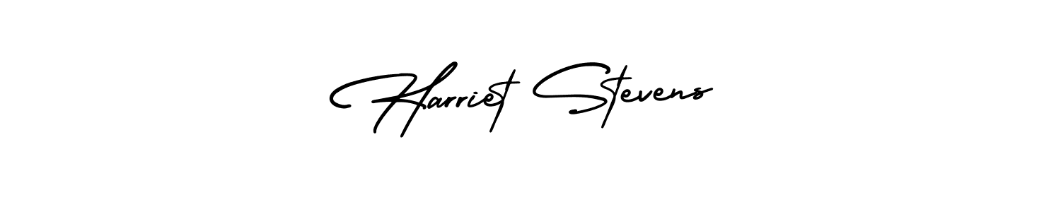 It looks lik you need a new signature style for name Harriet Stevens. Design unique handwritten (AmerikaSignatureDemo-Regular) signature with our free signature maker in just a few clicks. Harriet Stevens signature style 3 images and pictures png