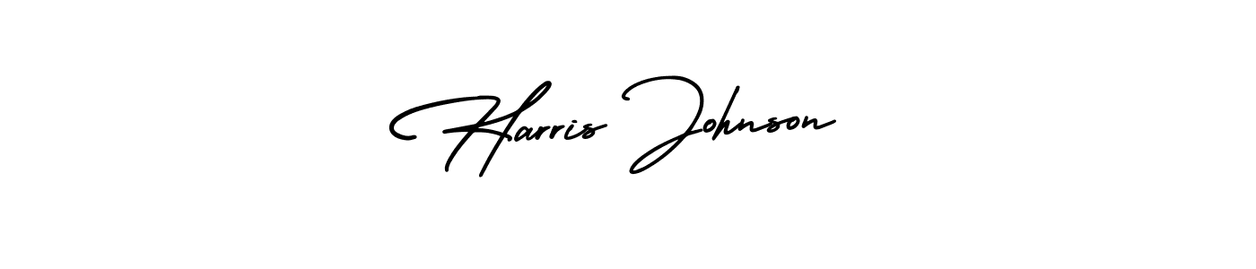 Use a signature maker to create a handwritten signature online. With this signature software, you can design (AmerikaSignatureDemo-Regular) your own signature for name Harris Johnson. Harris Johnson signature style 3 images and pictures png