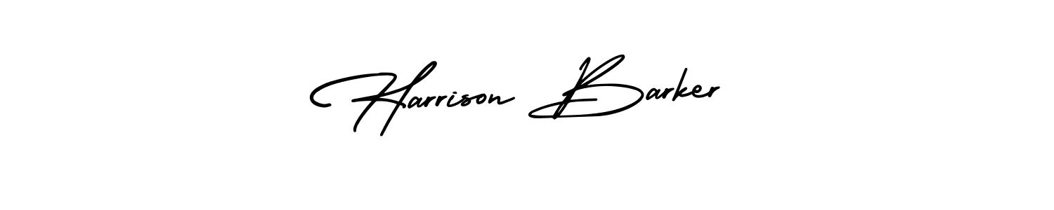 How to Draw Harrison Barker signature style? AmerikaSignatureDemo-Regular is a latest design signature styles for name Harrison Barker. Harrison Barker signature style 3 images and pictures png