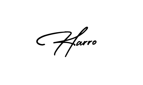 AmerikaSignatureDemo-Regular is a professional signature style that is perfect for those who want to add a touch of class to their signature. It is also a great choice for those who want to make their signature more unique. Get Harro name to fancy signature for free. Harro signature style 3 images and pictures png