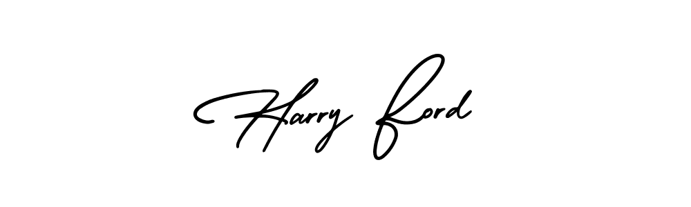 It looks lik you need a new signature style for name Harry Ford. Design unique handwritten (AmerikaSignatureDemo-Regular) signature with our free signature maker in just a few clicks. Harry Ford signature style 3 images and pictures png