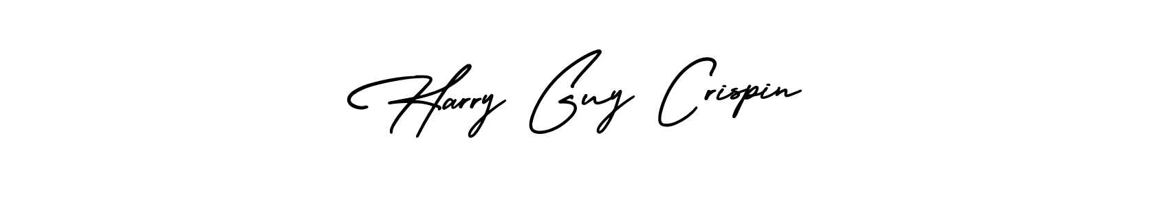Also You can easily find your signature by using the search form. We will create Harry Guy Crispin name handwritten signature images for you free of cost using AmerikaSignatureDemo-Regular sign style. Harry Guy Crispin signature style 3 images and pictures png