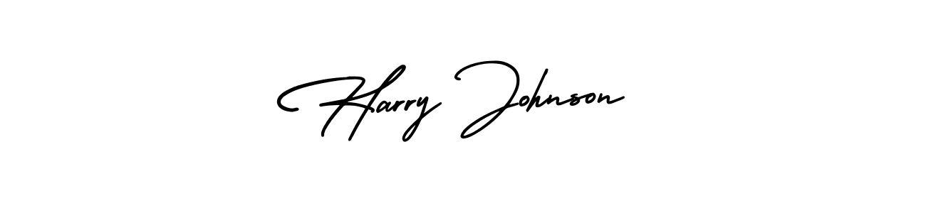 Design your own signature with our free online signature maker. With this signature software, you can create a handwritten (AmerikaSignatureDemo-Regular) signature for name Harry Johnson. Harry Johnson signature style 3 images and pictures png