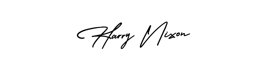 It looks lik you need a new signature style for name Harry Nixon. Design unique handwritten (AmerikaSignatureDemo-Regular) signature with our free signature maker in just a few clicks. Harry Nixon signature style 3 images and pictures png