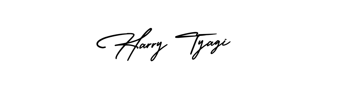 How to Draw Harry Tyagi signature style? AmerikaSignatureDemo-Regular is a latest design signature styles for name Harry Tyagi. Harry Tyagi signature style 3 images and pictures png