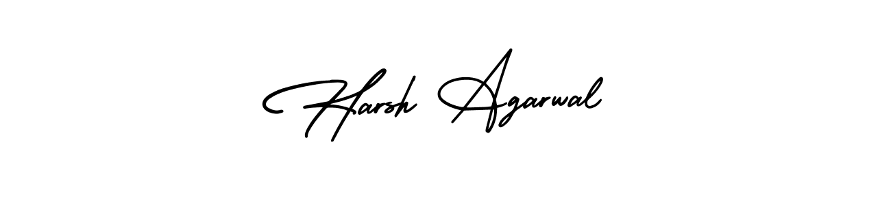 Make a beautiful signature design for name Harsh Agarwal. Use this online signature maker to create a handwritten signature for free. Harsh Agarwal signature style 3 images and pictures png