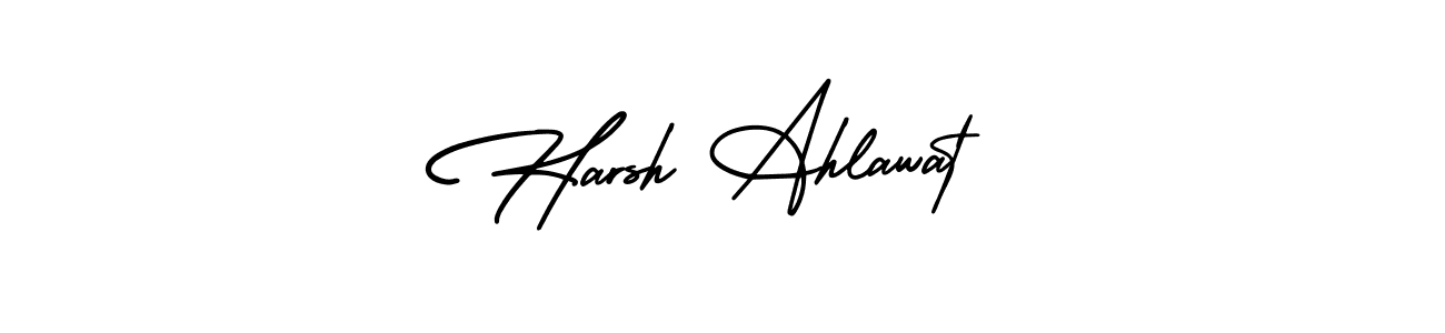 Create a beautiful signature design for name Harsh Ahlawat. With this signature (AmerikaSignatureDemo-Regular) fonts, you can make a handwritten signature for free. Harsh Ahlawat signature style 3 images and pictures png