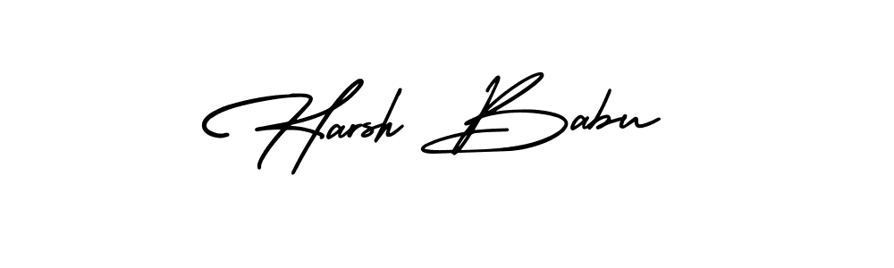 Check out images of Autograph of Harsh Babu name. Actor Harsh Babu Signature Style. AmerikaSignatureDemo-Regular is a professional sign style online. Harsh Babu signature style 3 images and pictures png