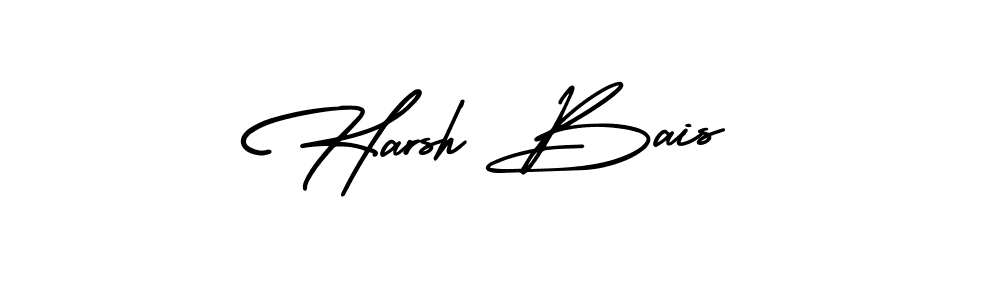 AmerikaSignatureDemo-Regular is a professional signature style that is perfect for those who want to add a touch of class to their signature. It is also a great choice for those who want to make their signature more unique. Get Harsh Bais name to fancy signature for free. Harsh Bais signature style 3 images and pictures png