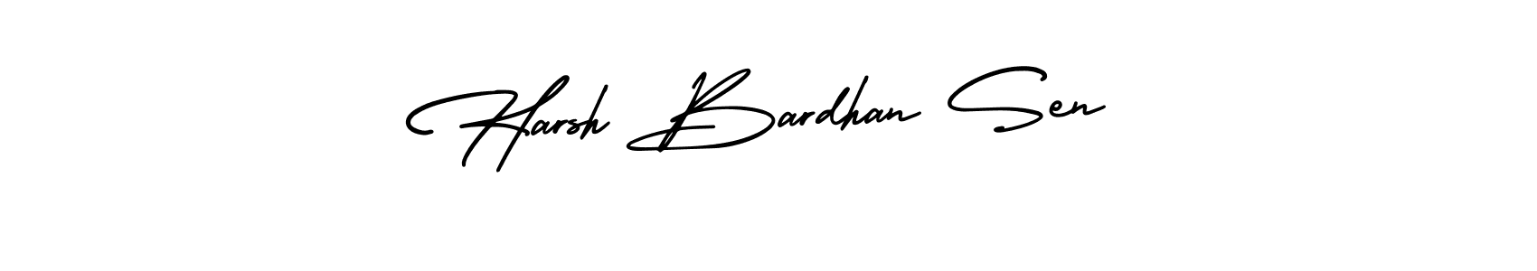 It looks lik you need a new signature style for name Harsh Bardhan Sen. Design unique handwritten (AmerikaSignatureDemo-Regular) signature with our free signature maker in just a few clicks. Harsh Bardhan Sen signature style 3 images and pictures png