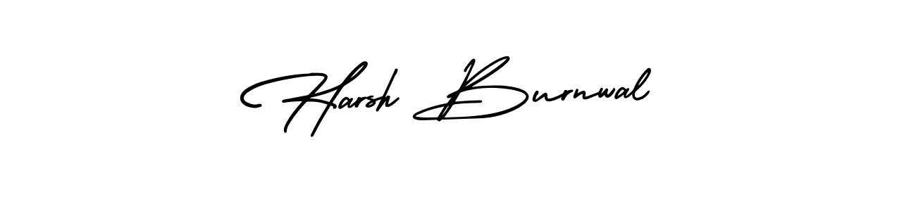 Best and Professional Signature Style for Harsh Burnwal. AmerikaSignatureDemo-Regular Best Signature Style Collection. Harsh Burnwal signature style 3 images and pictures png