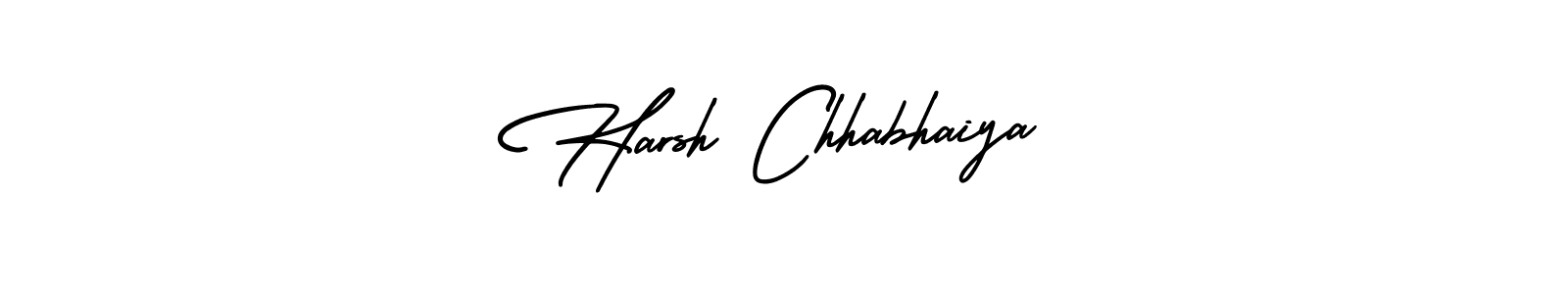 Make a beautiful signature design for name Harsh Chhabhaiya. With this signature (AmerikaSignatureDemo-Regular) style, you can create a handwritten signature for free. Harsh Chhabhaiya signature style 3 images and pictures png