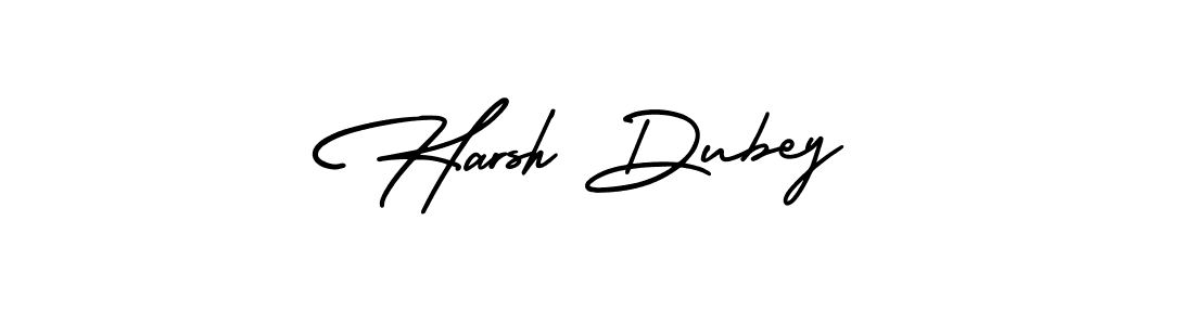 Make a beautiful signature design for name Harsh Dubey. With this signature (AmerikaSignatureDemo-Regular) style, you can create a handwritten signature for free. Harsh Dubey signature style 3 images and pictures png