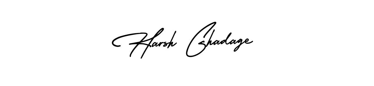 Also we have Harsh Ghadage name is the best signature style. Create professional handwritten signature collection using AmerikaSignatureDemo-Regular autograph style. Harsh Ghadage signature style 3 images and pictures png