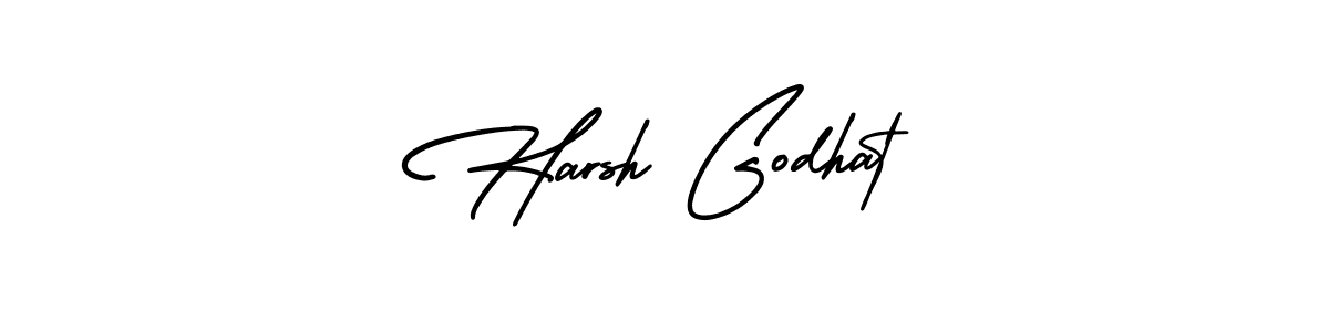 How to make Harsh Godhat signature? AmerikaSignatureDemo-Regular is a professional autograph style. Create handwritten signature for Harsh Godhat name. Harsh Godhat signature style 3 images and pictures png