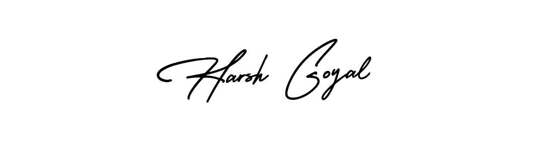 Make a beautiful signature design for name Harsh Goyal. With this signature (AmerikaSignatureDemo-Regular) style, you can create a handwritten signature for free. Harsh Goyal signature style 3 images and pictures png