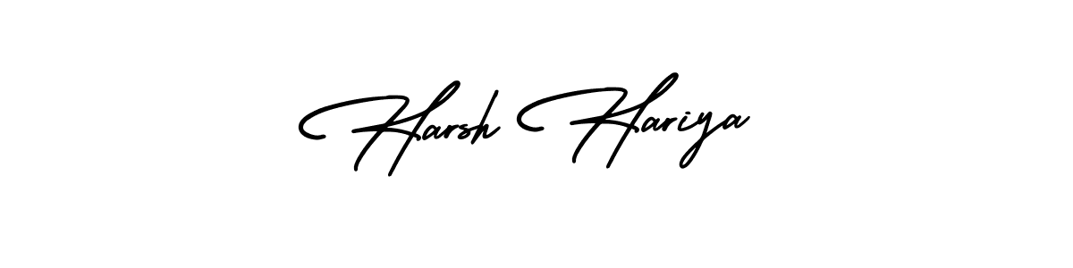 Make a beautiful signature design for name Harsh Hariya. Use this online signature maker to create a handwritten signature for free. Harsh Hariya signature style 3 images and pictures png