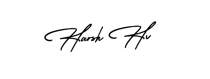 Also You can easily find your signature by using the search form. We will create Harsh Hv name handwritten signature images for you free of cost using AmerikaSignatureDemo-Regular sign style. Harsh Hv signature style 3 images and pictures png