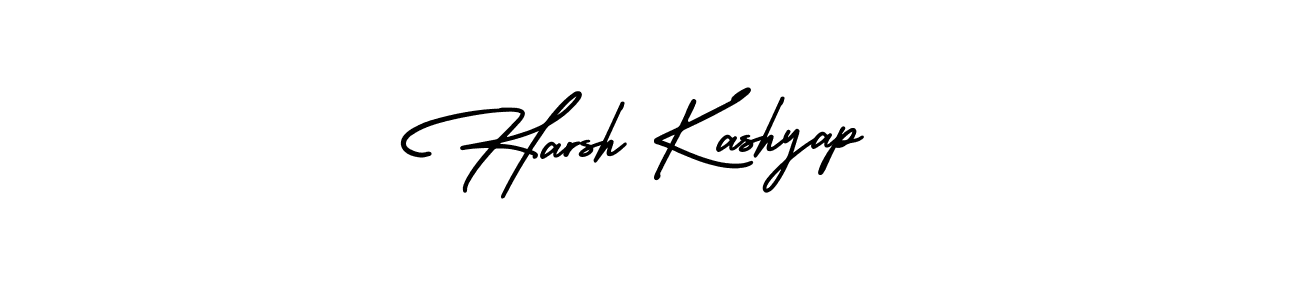 Design your own signature with our free online signature maker. With this signature software, you can create a handwritten (AmerikaSignatureDemo-Regular) signature for name Harsh Kashyap. Harsh Kashyap signature style 3 images and pictures png