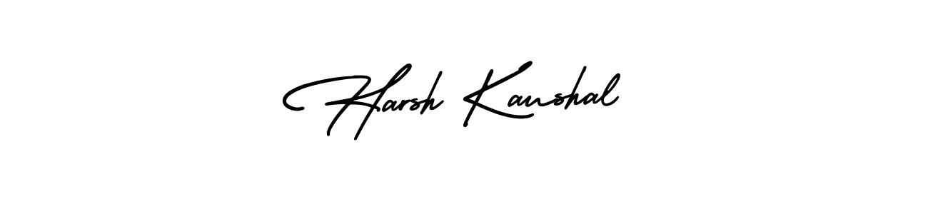 Also You can easily find your signature by using the search form. We will create Harsh Kaushal name handwritten signature images for you free of cost using AmerikaSignatureDemo-Regular sign style. Harsh Kaushal signature style 3 images and pictures png