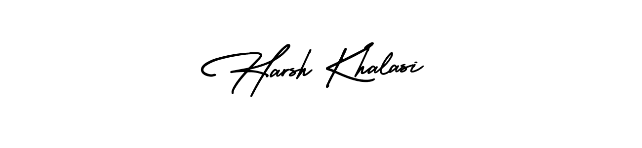 Create a beautiful signature design for name Harsh Khalasi. With this signature (AmerikaSignatureDemo-Regular) fonts, you can make a handwritten signature for free. Harsh Khalasi signature style 3 images and pictures png