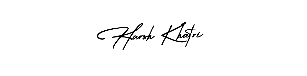 Similarly AmerikaSignatureDemo-Regular is the best handwritten signature design. Signature creator online .You can use it as an online autograph creator for name Harsh Khatri. Harsh Khatri signature style 3 images and pictures png