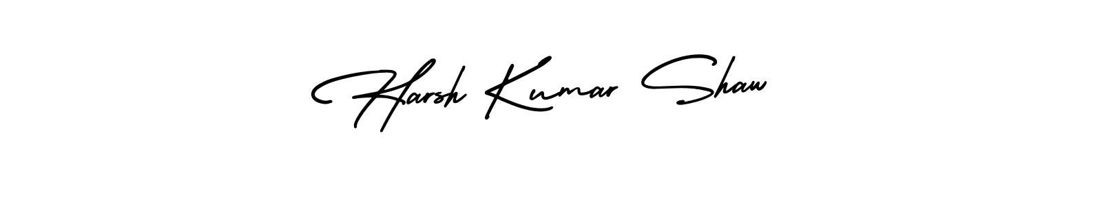 Design your own signature with our free online signature maker. With this signature software, you can create a handwritten (AmerikaSignatureDemo-Regular) signature for name Harsh Kumar Shaw. Harsh Kumar Shaw signature style 3 images and pictures png