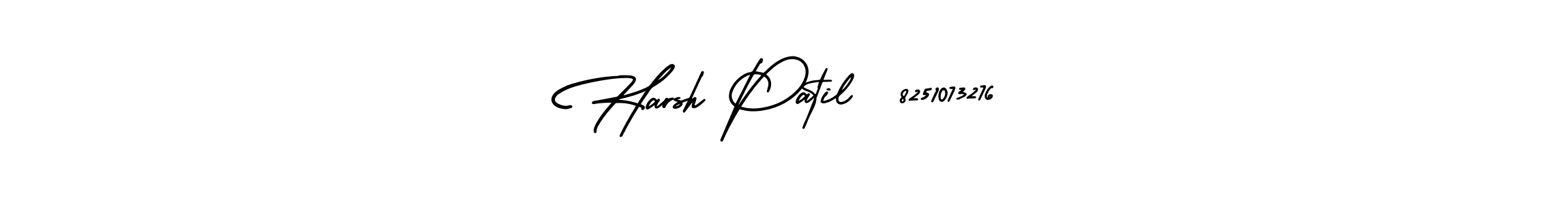 Use a signature maker to create a handwritten signature online. With this signature software, you can design (AmerikaSignatureDemo-Regular) your own signature for name Harsh Patil  8251073276. Harsh Patil  8251073276 signature style 3 images and pictures png