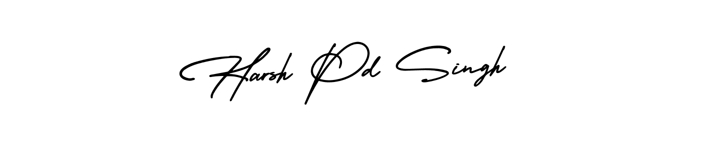 Also You can easily find your signature by using the search form. We will create Harsh Pd Singh name handwritten signature images for you free of cost using AmerikaSignatureDemo-Regular sign style. Harsh Pd Singh signature style 3 images and pictures png