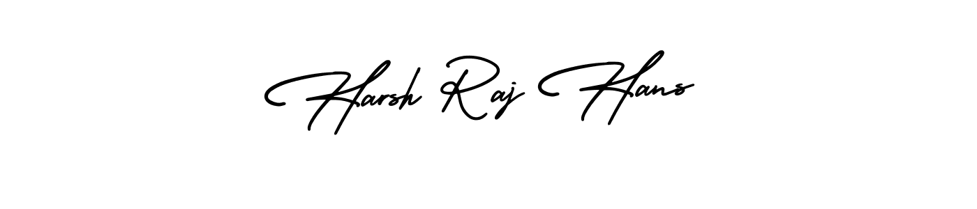 Create a beautiful signature design for name Harsh Raj Hans. With this signature (AmerikaSignatureDemo-Regular) fonts, you can make a handwritten signature for free. Harsh Raj Hans signature style 3 images and pictures png